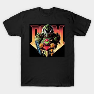 Doomguy and Samus T-Shirt